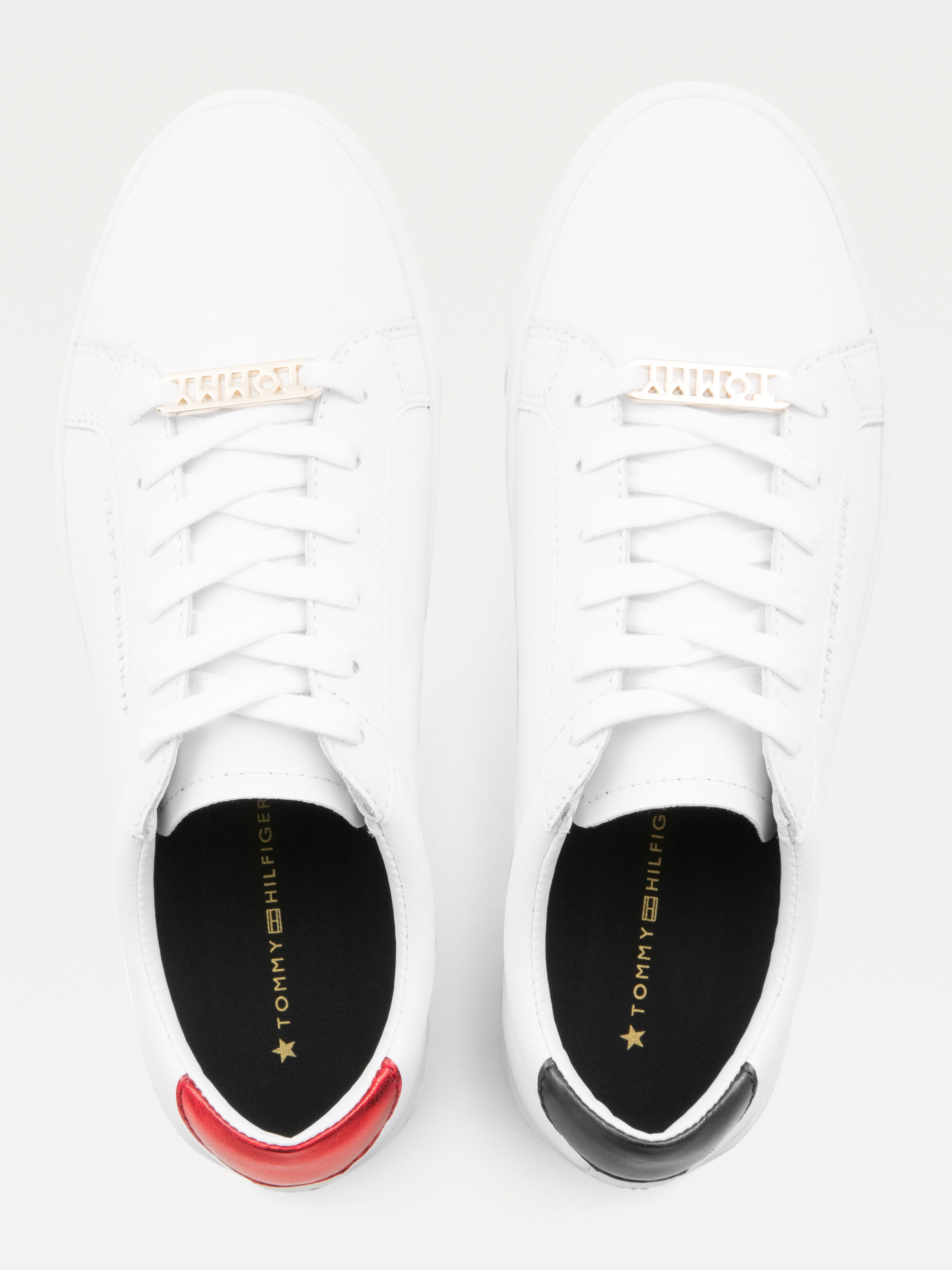 Tommy hilfiger metallic hotsell detail city trainers