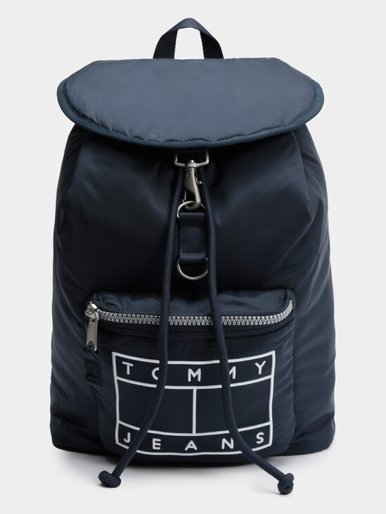 HERITAGE LOGO EMBROIDERED FLAP BACKPACK