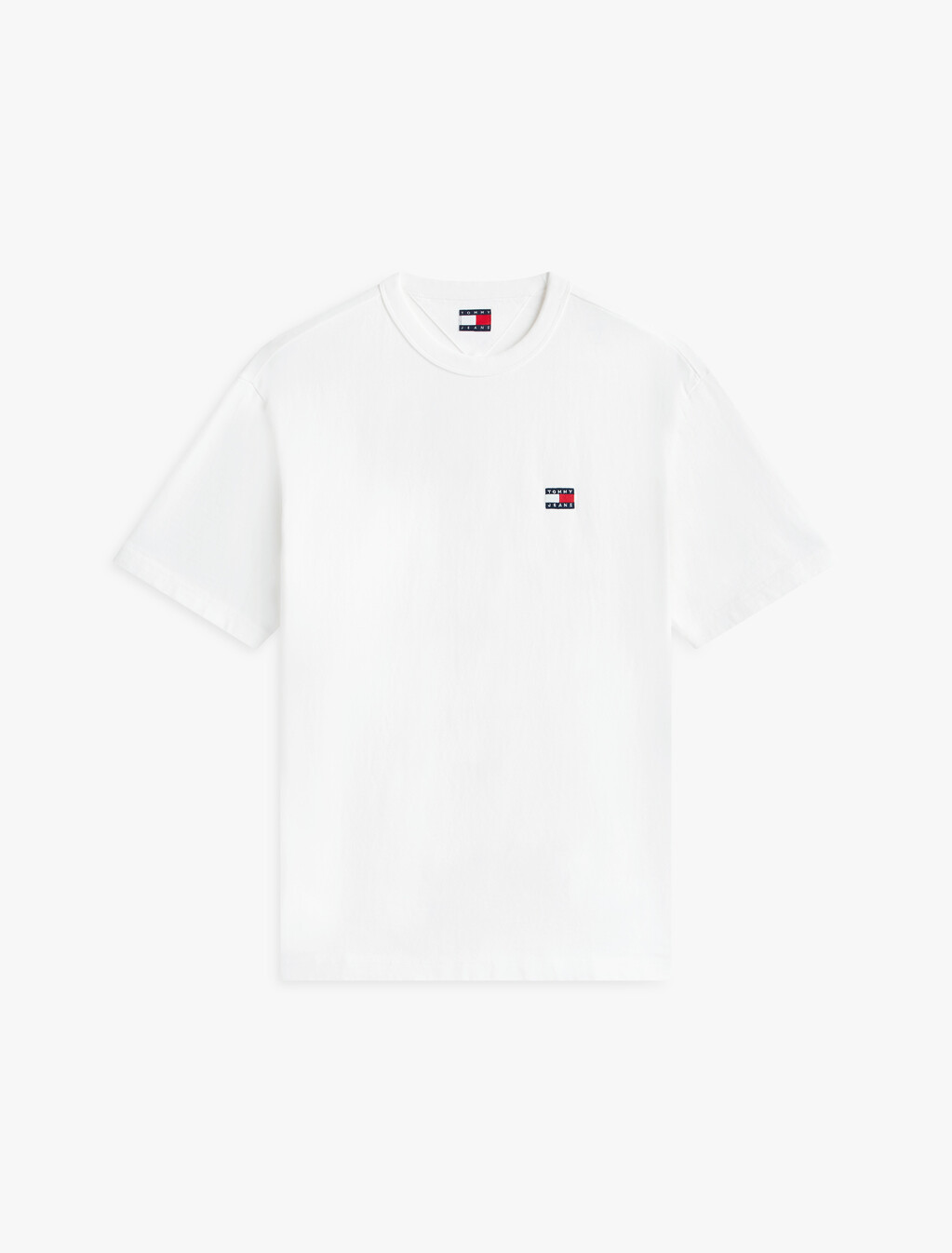 Logo Badge Relaxed Tee, Ecru, hi-res