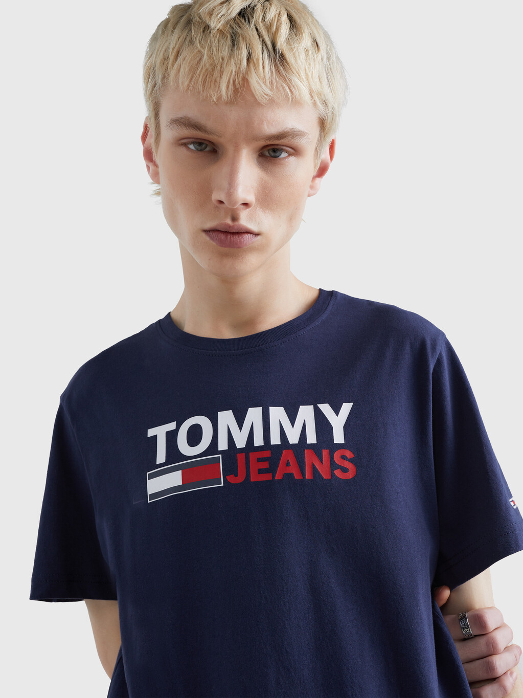 Hong blue Tommy | T-Shirt Corporate Signature Kong Hilfiger |