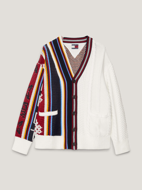 Tommy x CLOT Dual Gender Stripe Knit Cardigan