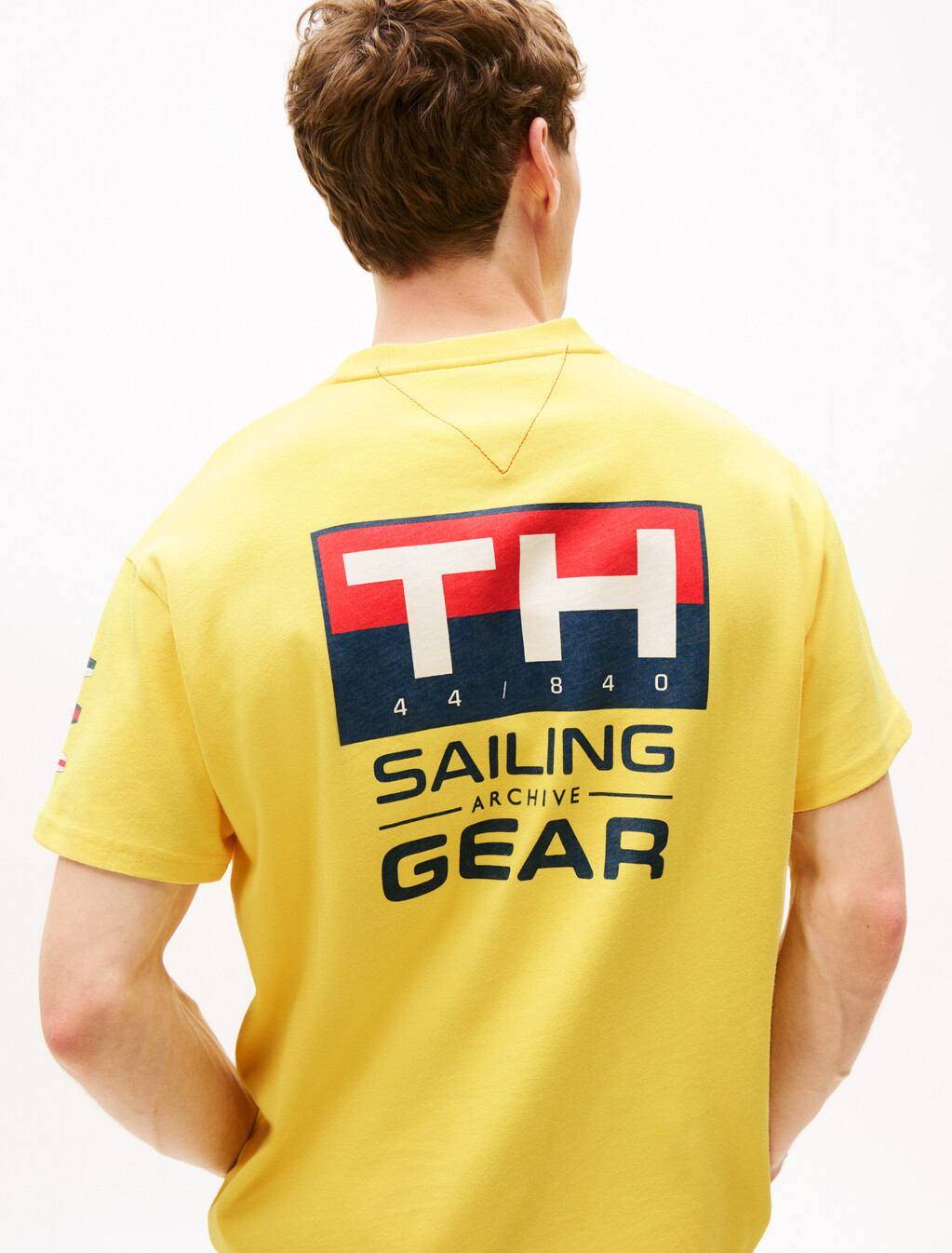 Hilfiger Sailing Relaxed Back Logo T-Shirt, Soft Sunflower, hi-res