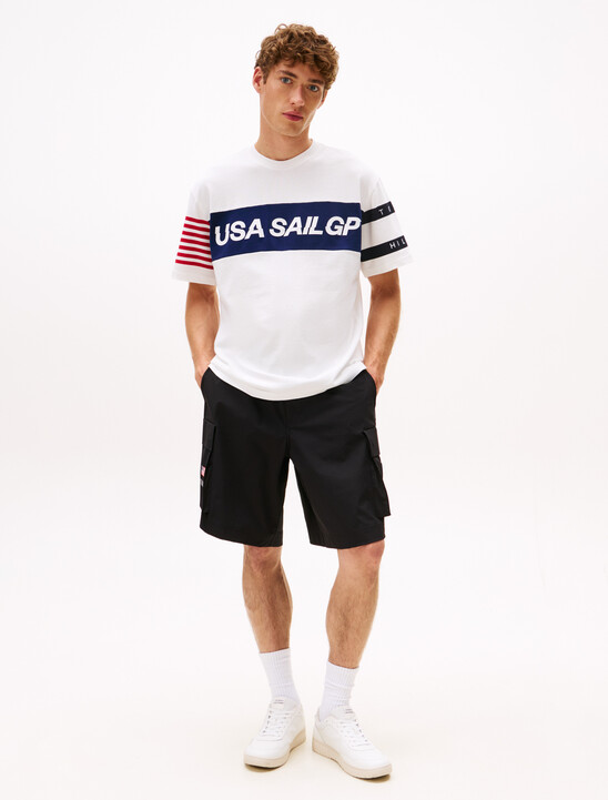 Tommy x U.S. Sail GP Team Colour-Blocked Relaxed T-Shirt