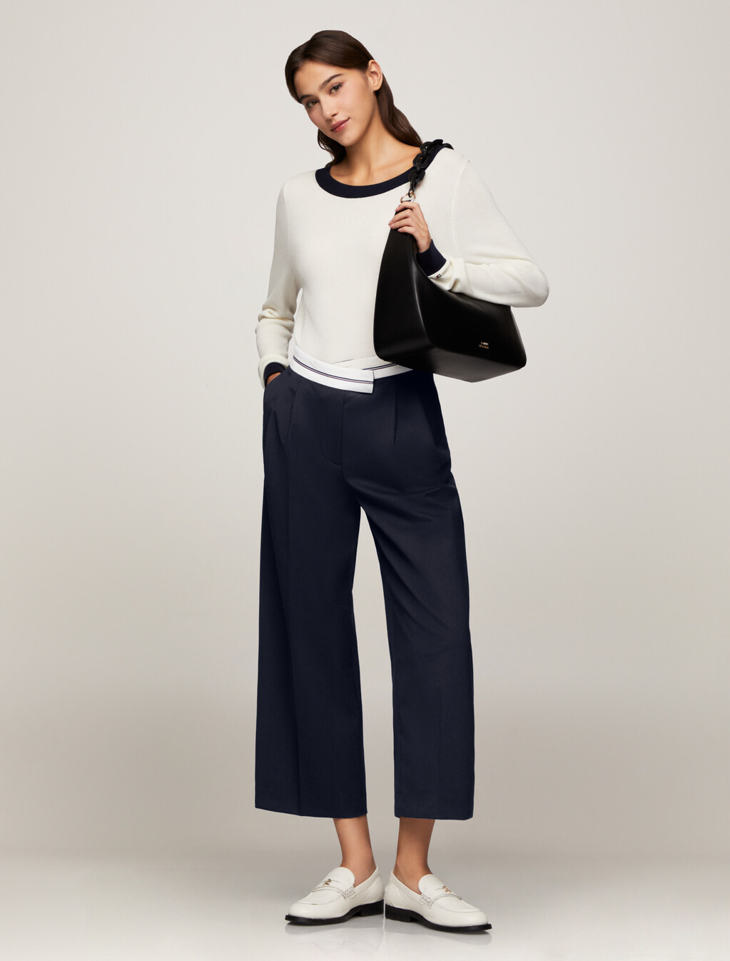 Asia Fit Waistband Wide Leg Pants, Desert Sky, hi-res