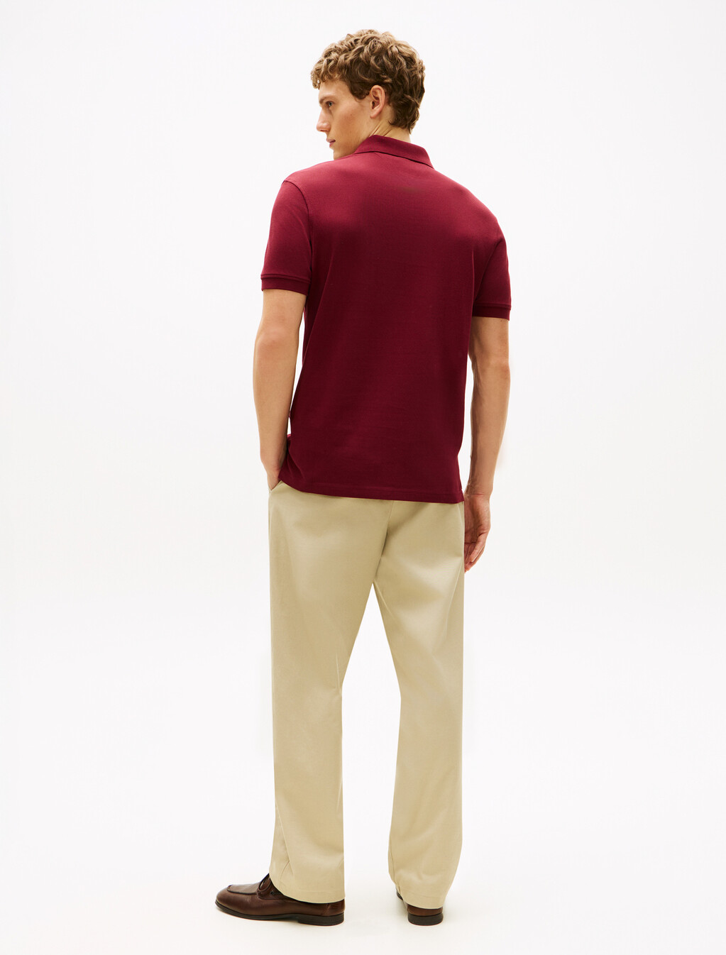 Asia Fit 1985 Regular Polo, Burgandy, hi-res