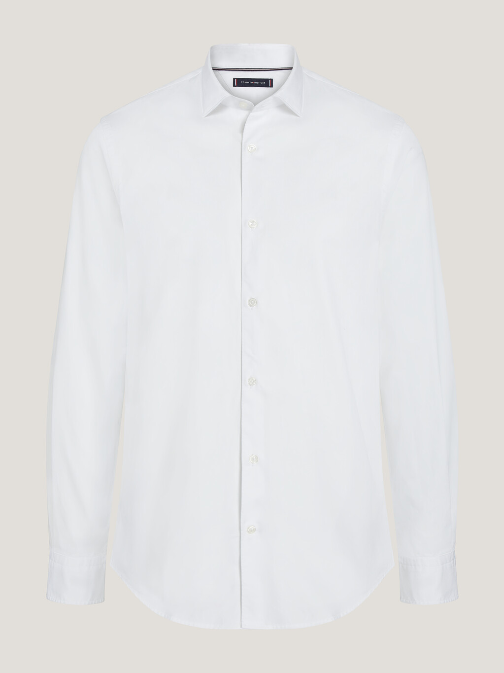 Essential Slim Fit Shirt, Optic White, hi-res
