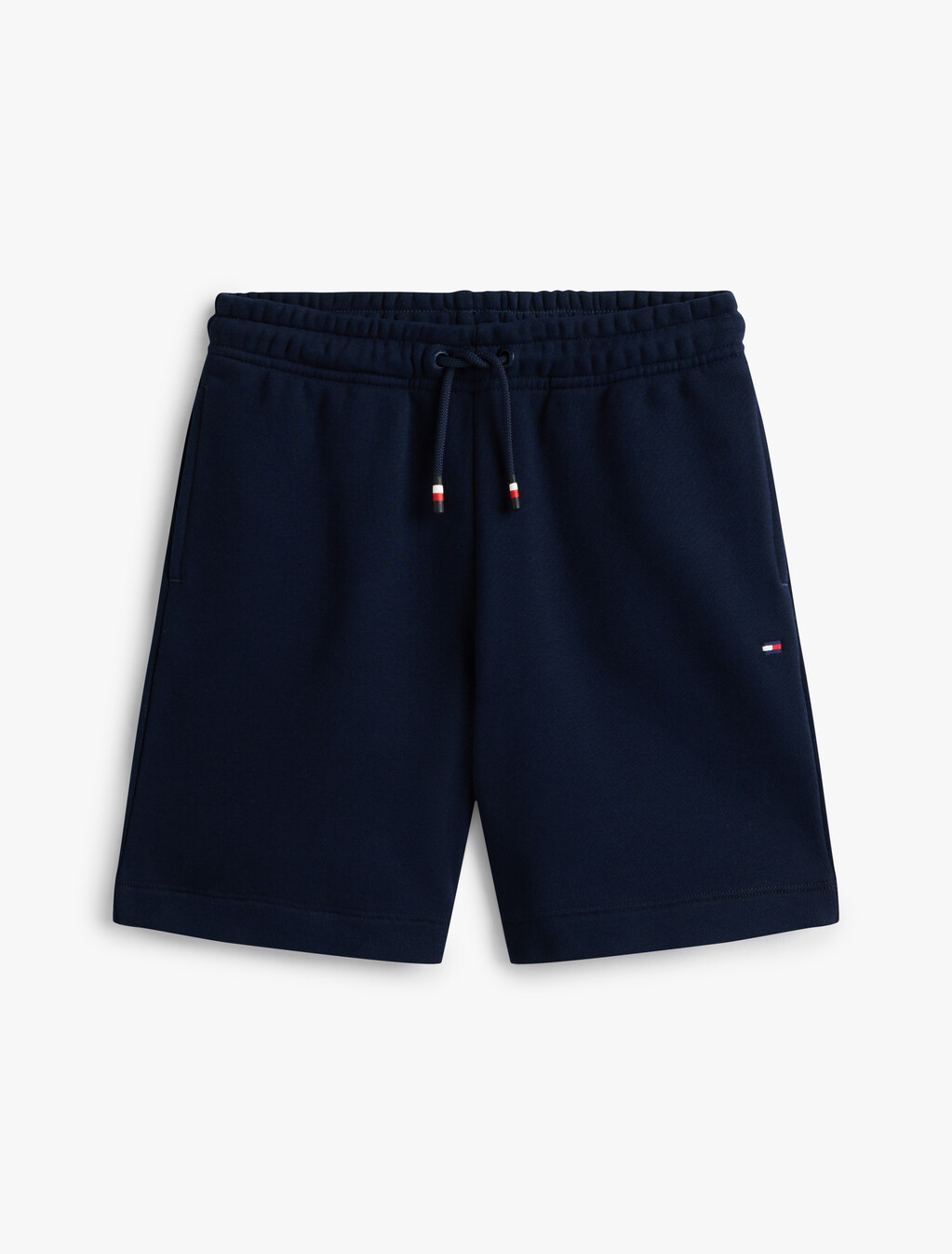 Brushed Fleece T-Shirt And Sweat Shorts Set, White, hi-res