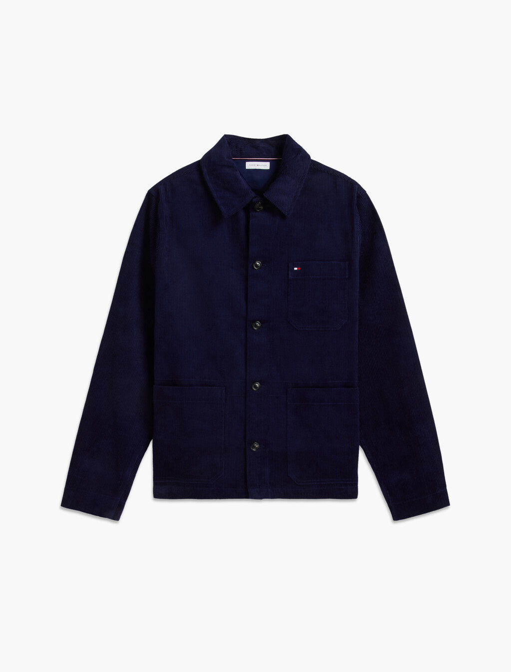 Relaxed Fit Corduroy Chore Shirt Jacket, Imperial Navy, hi-res