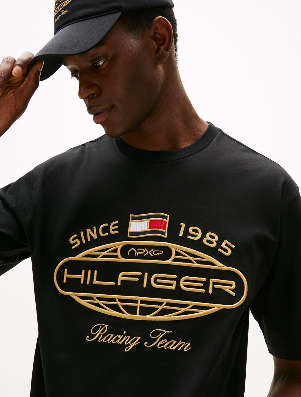 The APXGP Collection Relaxed Logo T-Shirt, Black, hi-res