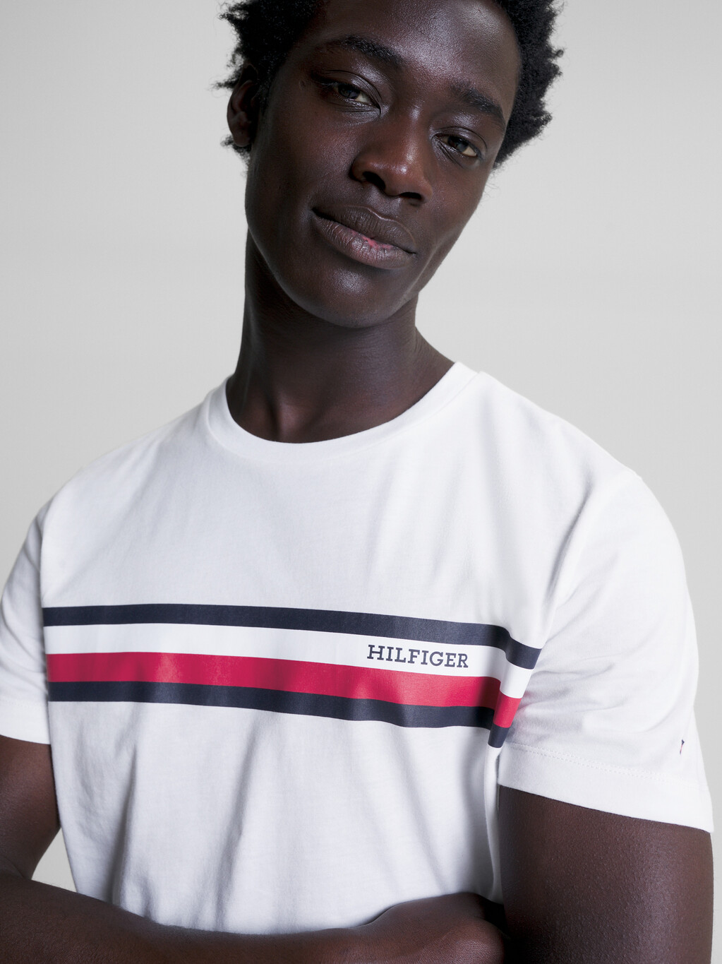Hilfiger Monotype Slim Fit T-Shirt, White, hi-res