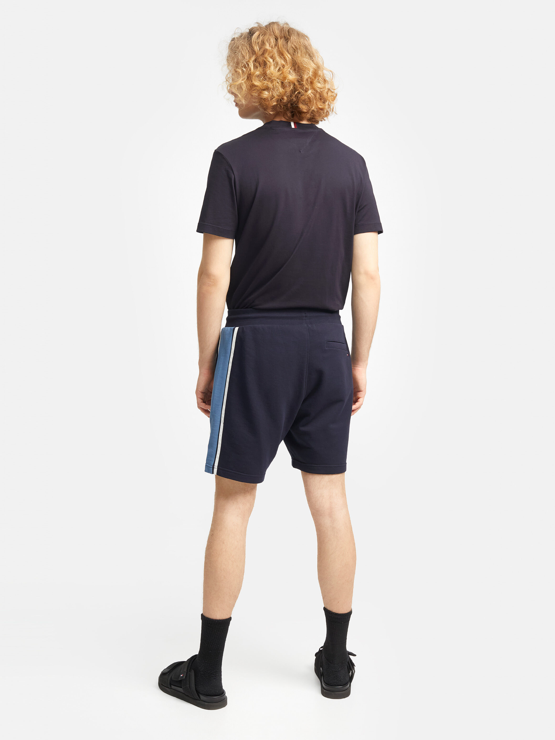 Color block shop sweat shorts