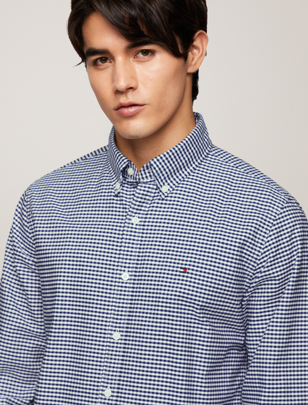Heritage Gingham Oxford Shirt, Desert Sky / White, hi-res