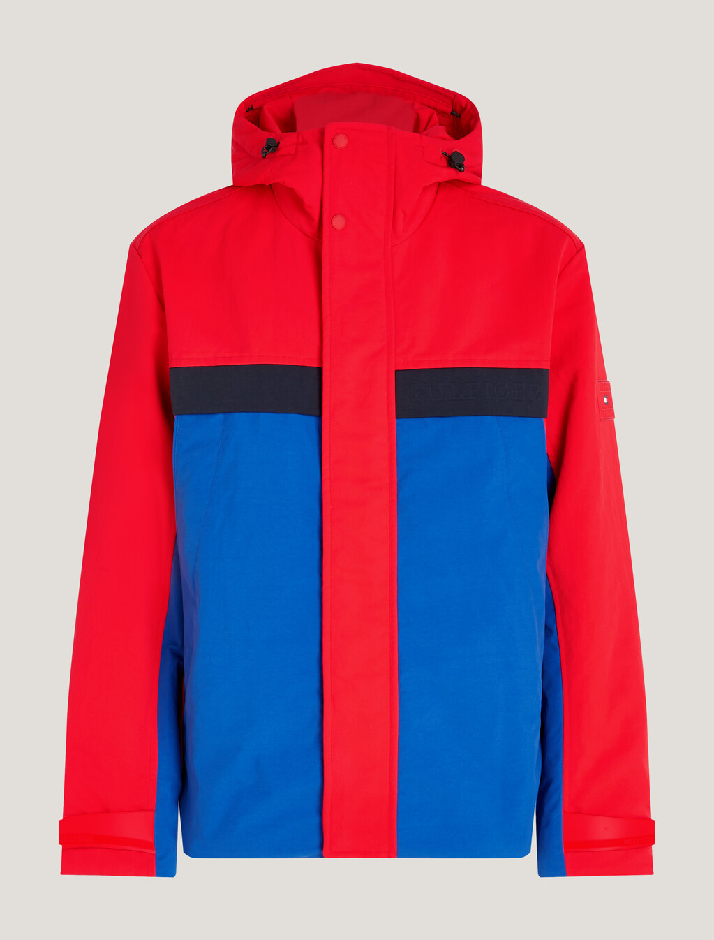 TH Protect Colour-Blocked Portland Jacket, Fierce Red Colourblock, hi-res