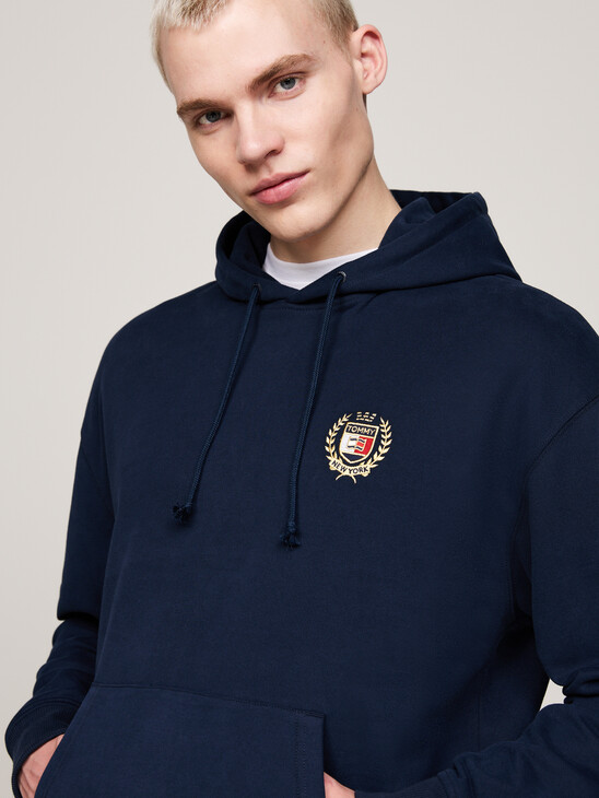 Embroidery Drawstring Hoody