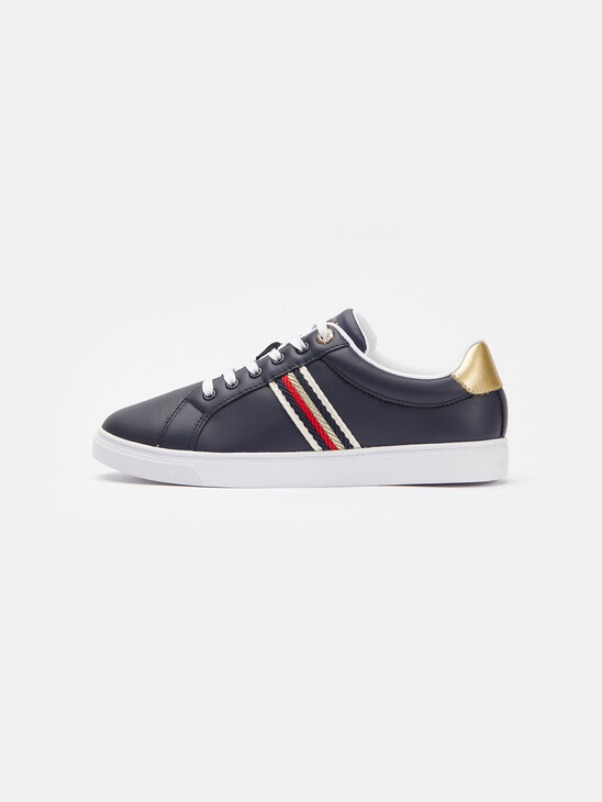Webbing Signature Detail Court Trainers