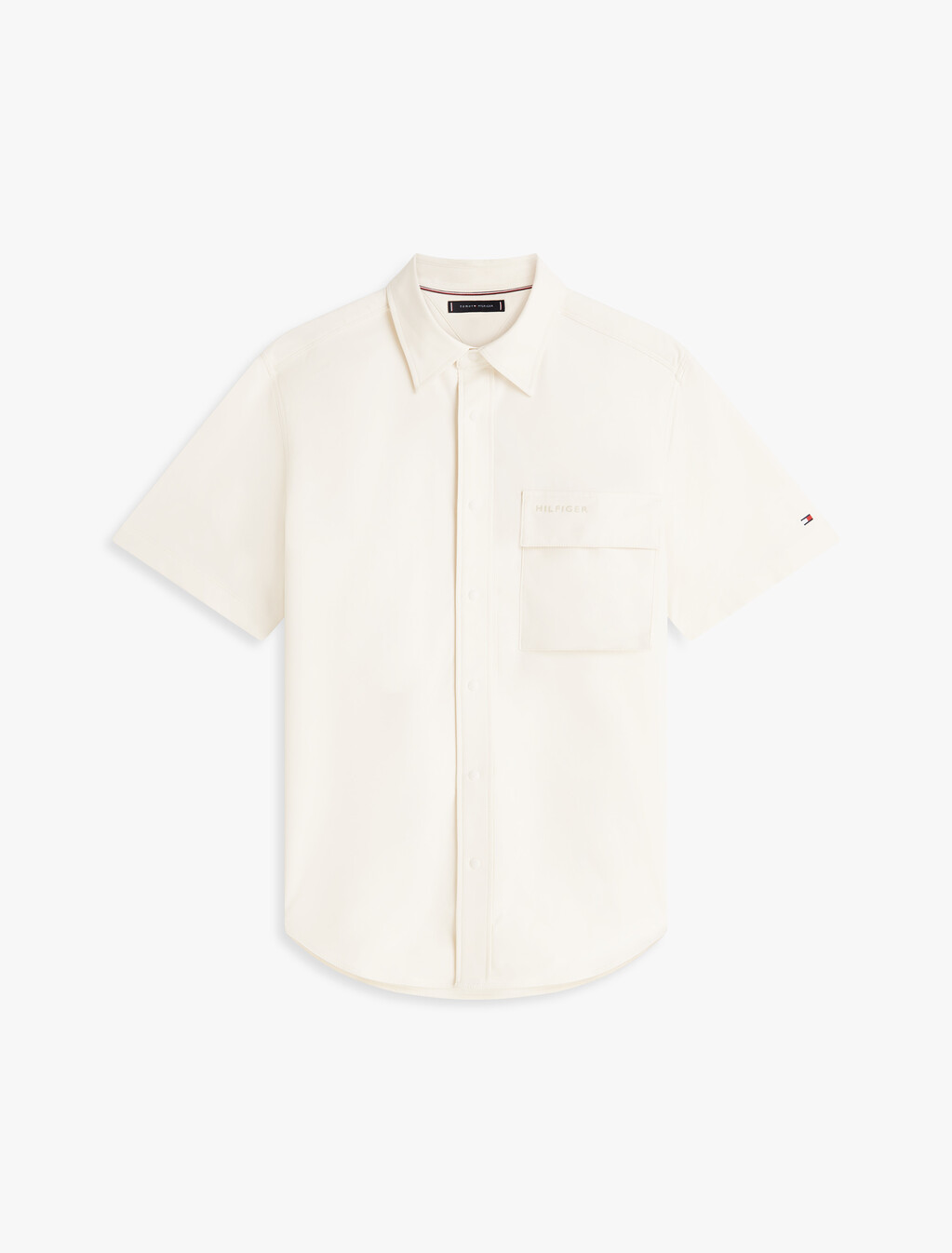 Tech Short Sleeve Shirt, Ivory Petal, hi-res