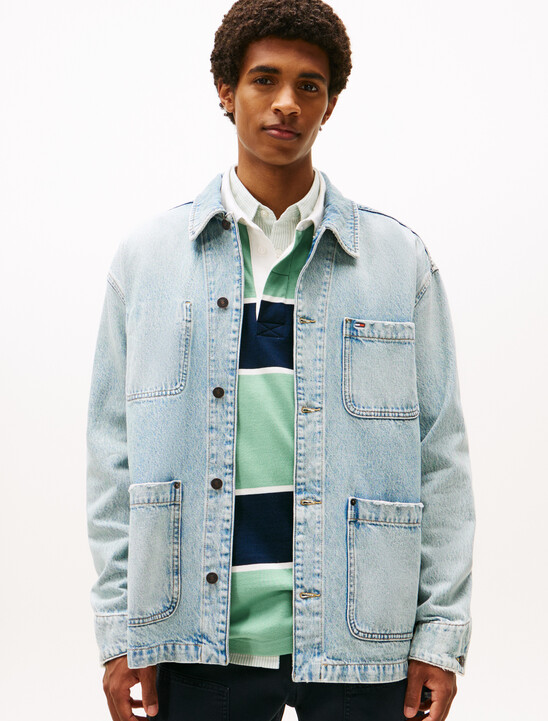 Relaxed Denim Chore Jacket
