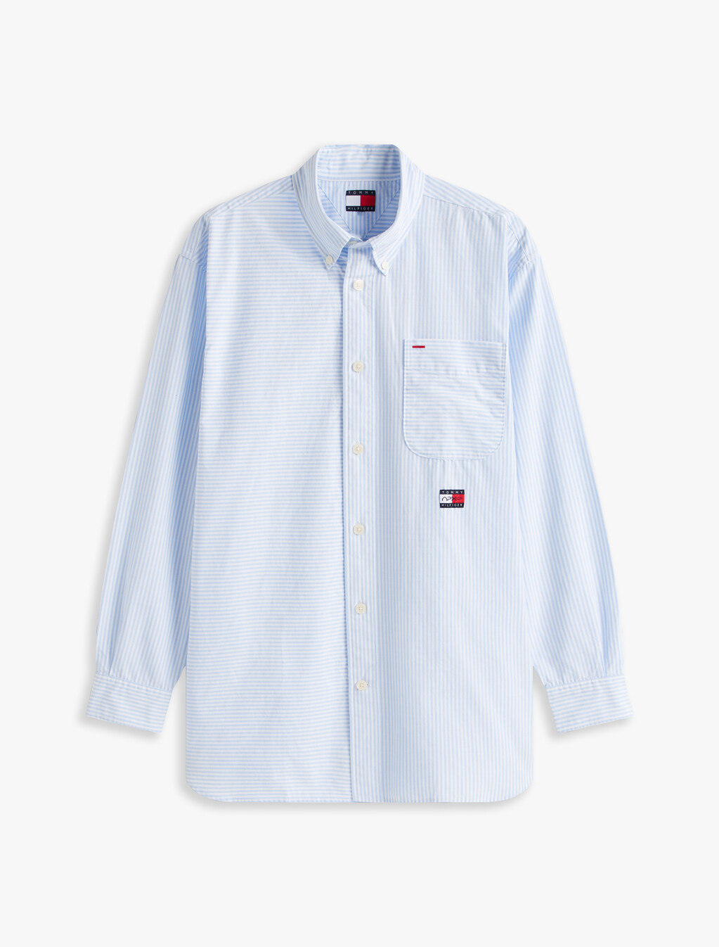 The APXGP Collection Relaxed Shirt With Linen, Blue, hi-res