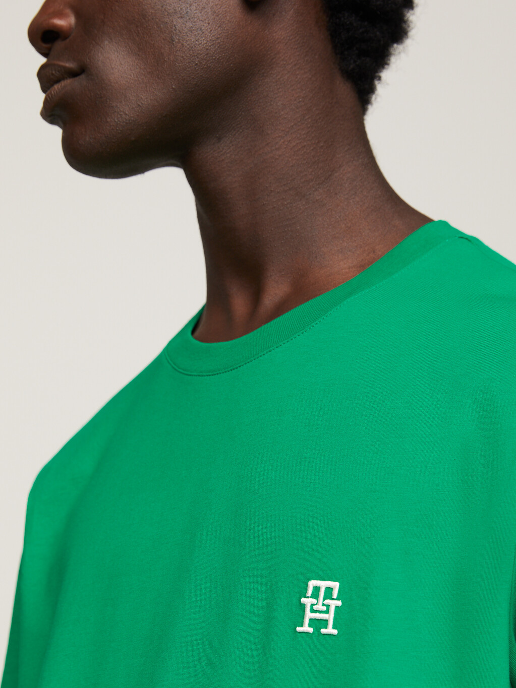 TH Monogram 標誌 T 恤, Olympic Green, hi-res