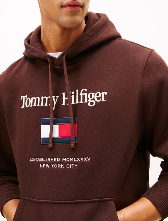 Logo Embroidery Flex Fleece Hoody