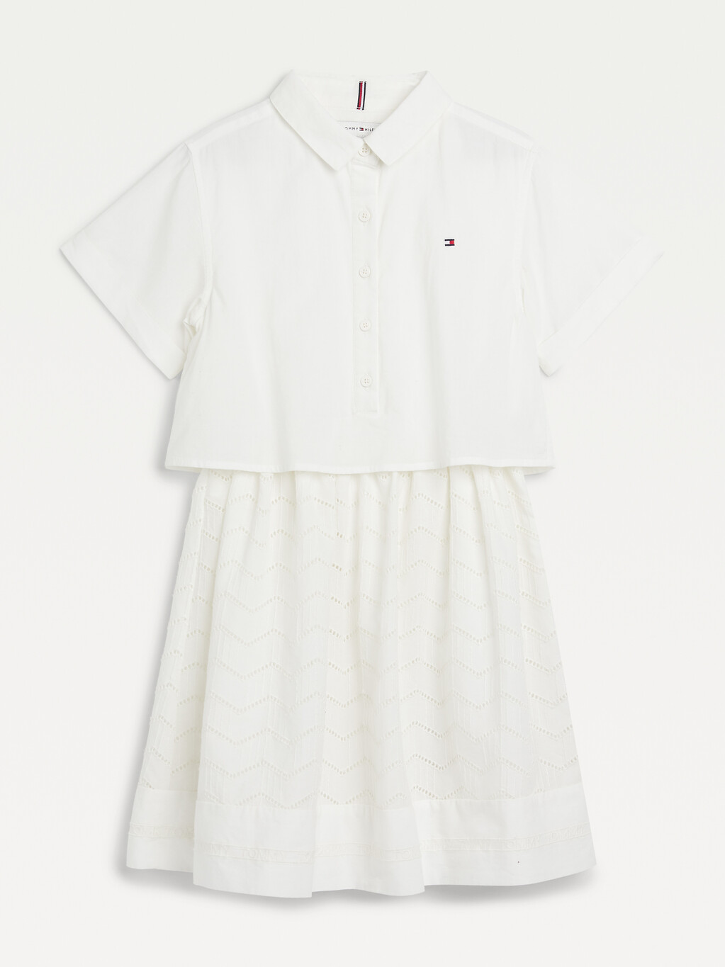 Organic Cotton Broderie Anglaise Dress