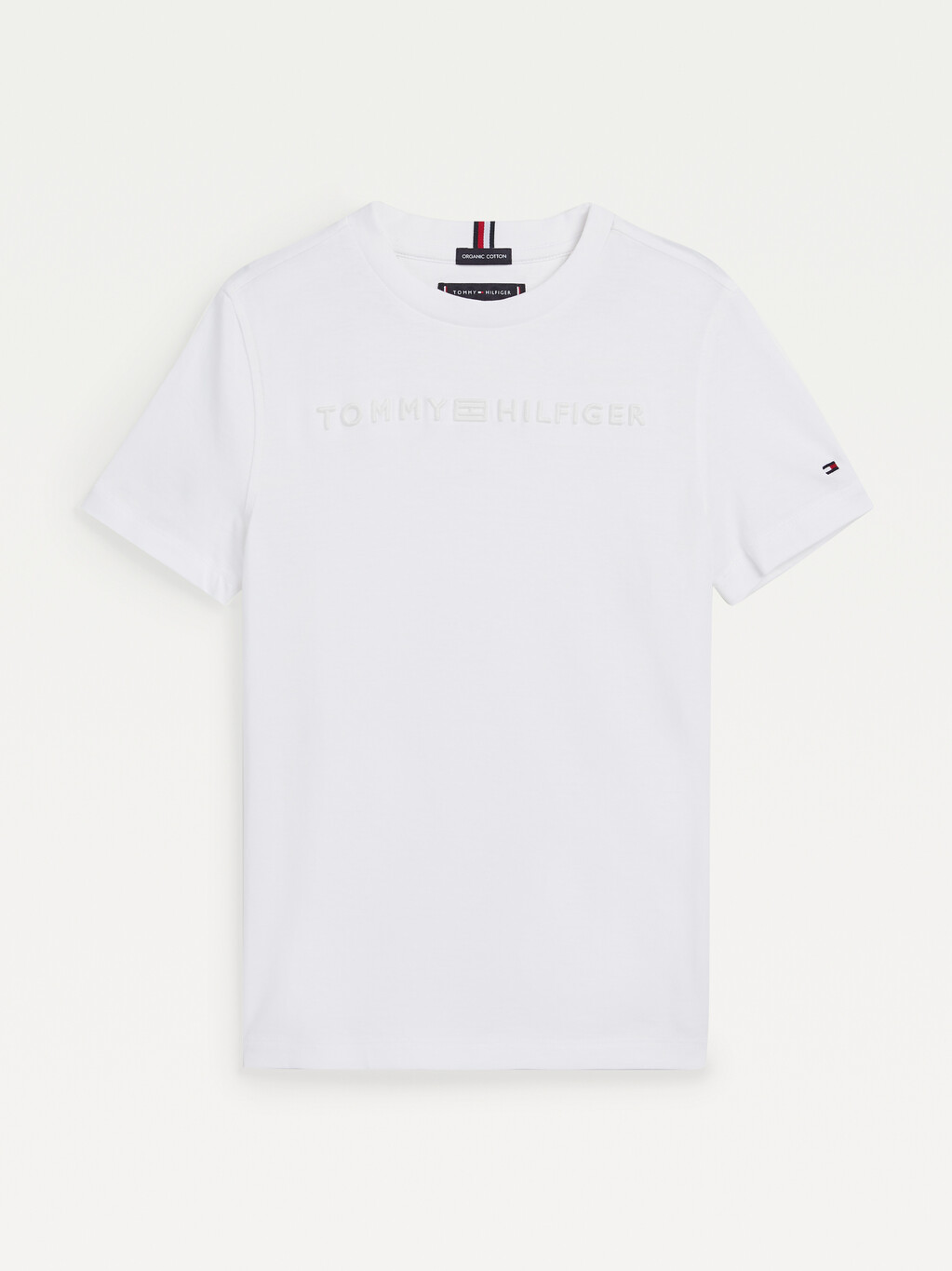 Logo Embroidery Organic Cotton T-Shirt