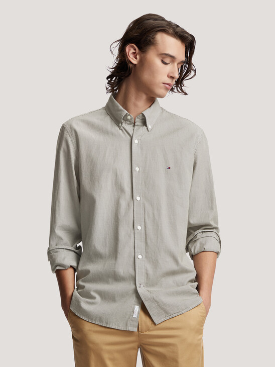 Micro Check Regular Fit Shirt