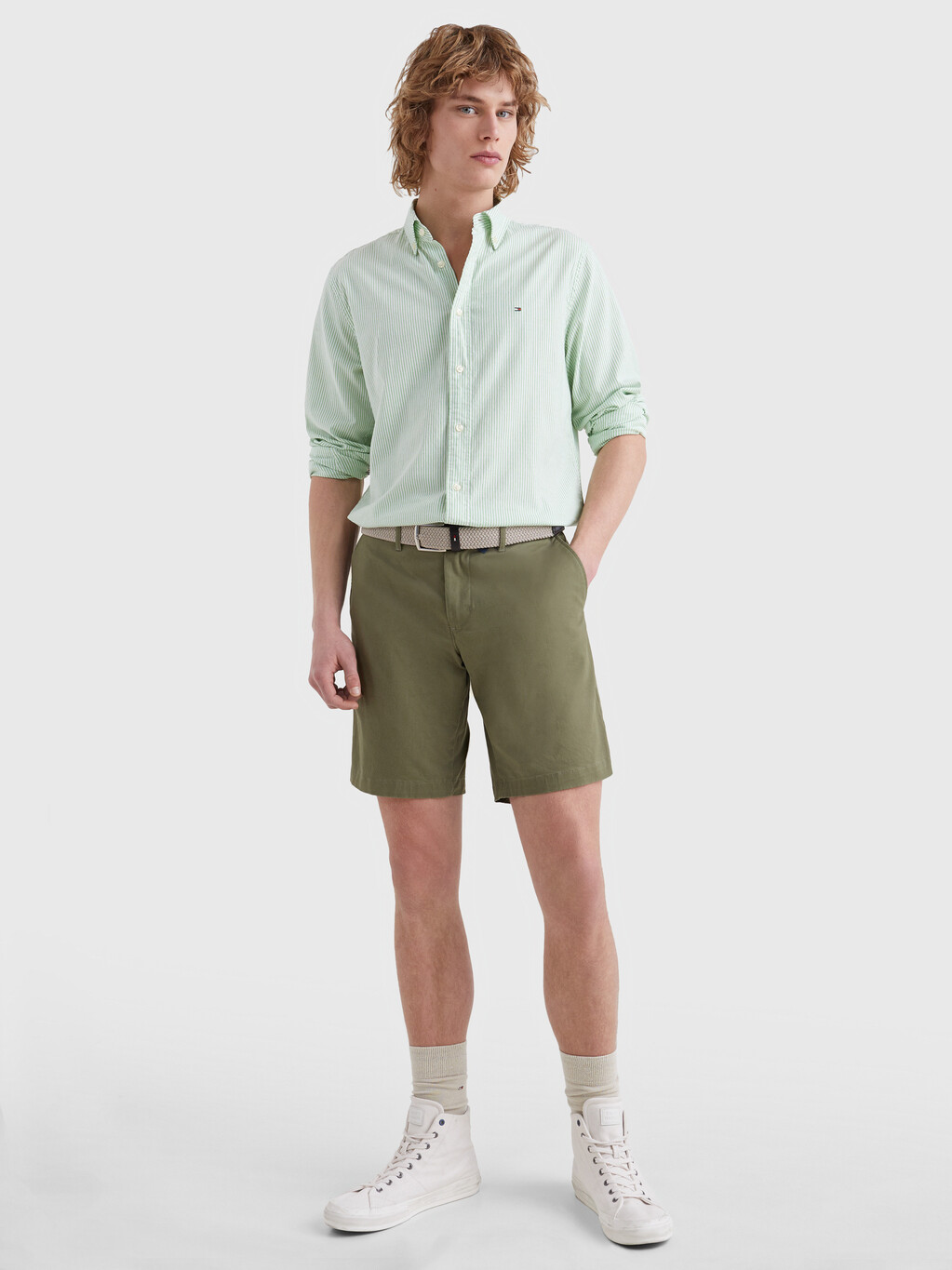 1985 Collection Brooklyn Twill Shorts, New Basil, hi-res