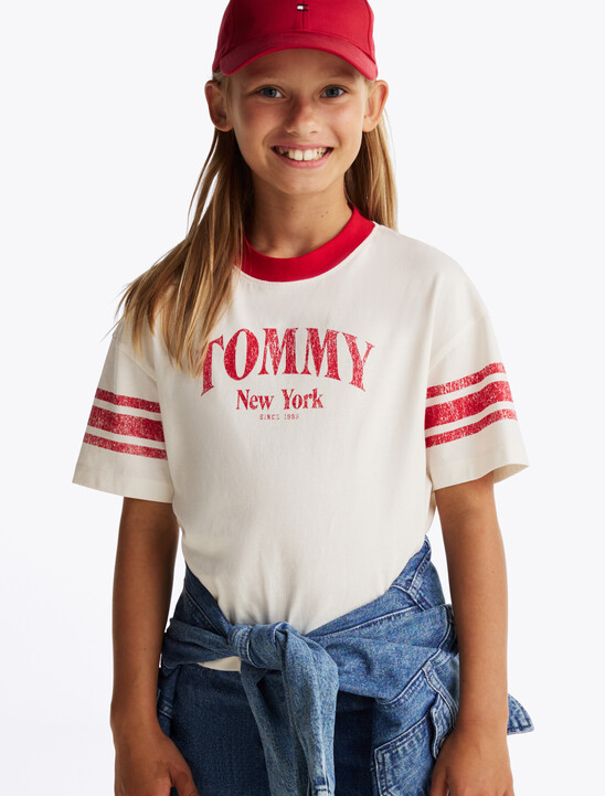 Colour-Blocked Crew Neck T-Shirt