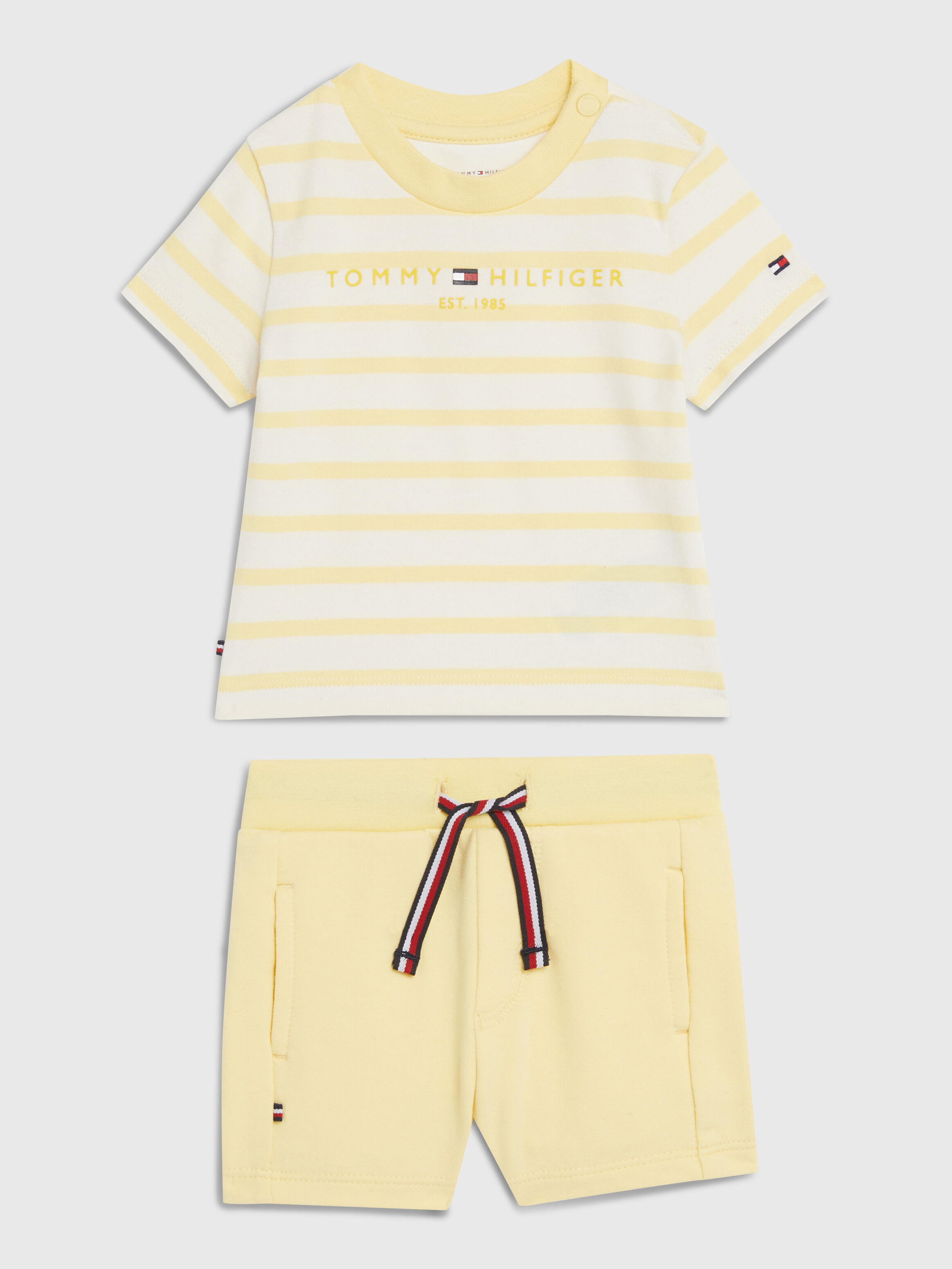 Yellow tommy hilfiger shorts discount