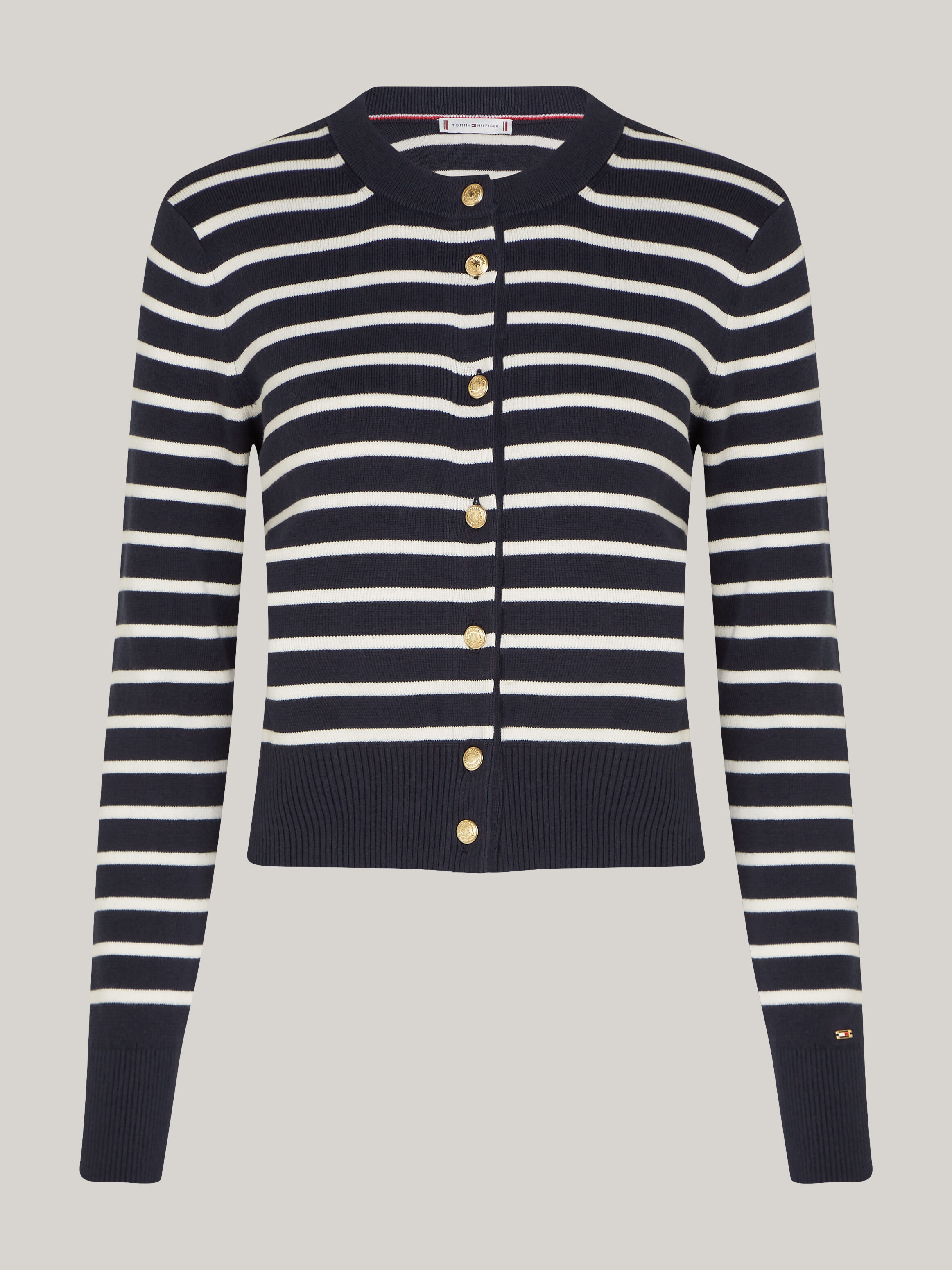 Tommy hilfiger striped cardigan outlet