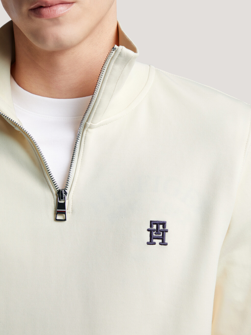 TH Monogram 立領運動衫, Calico, hi-res