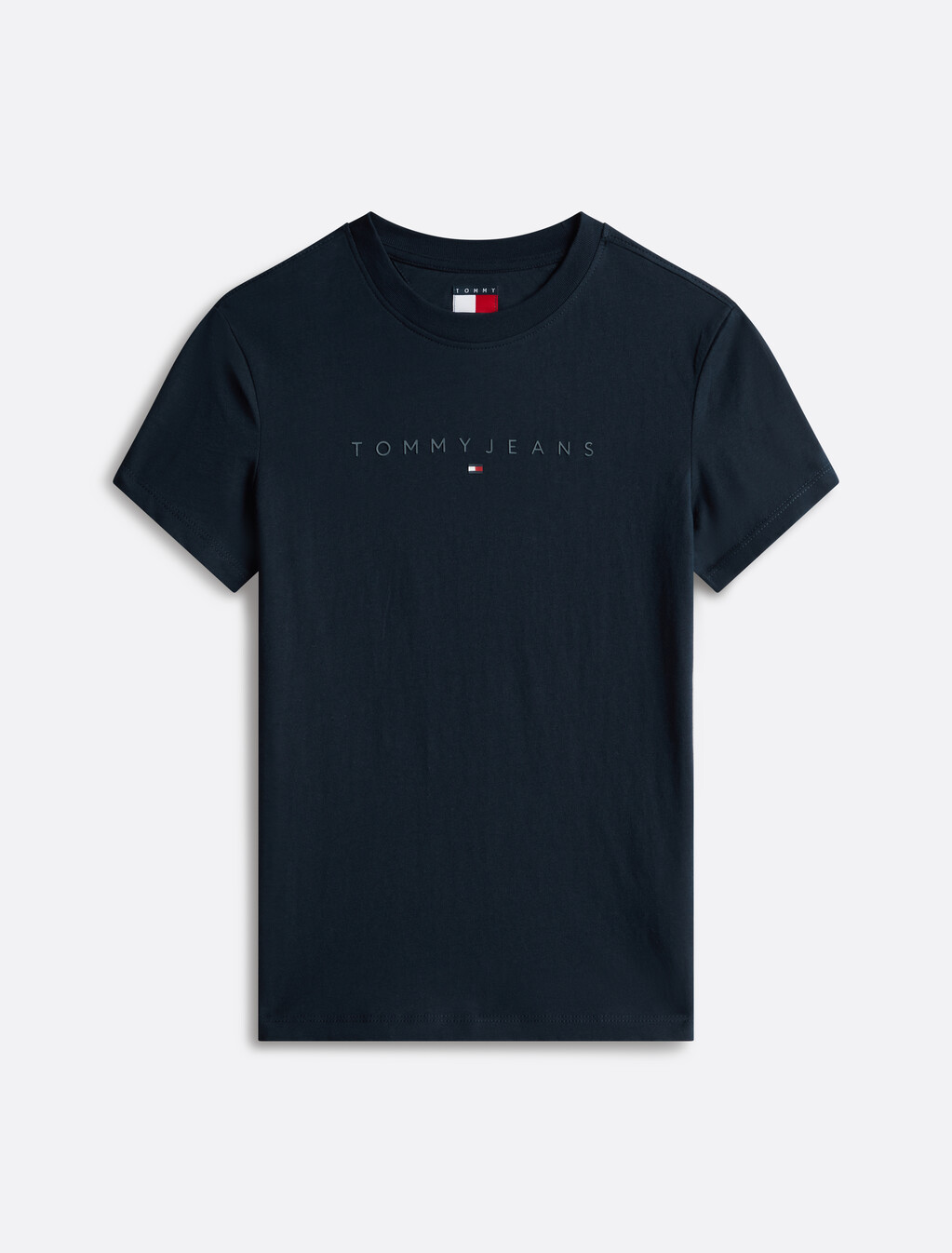 Small Linear Logo T-Shirt, Dark Night Navy, hi-res