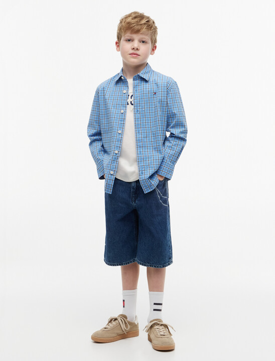 Regular Fit Check Poplin Shirt