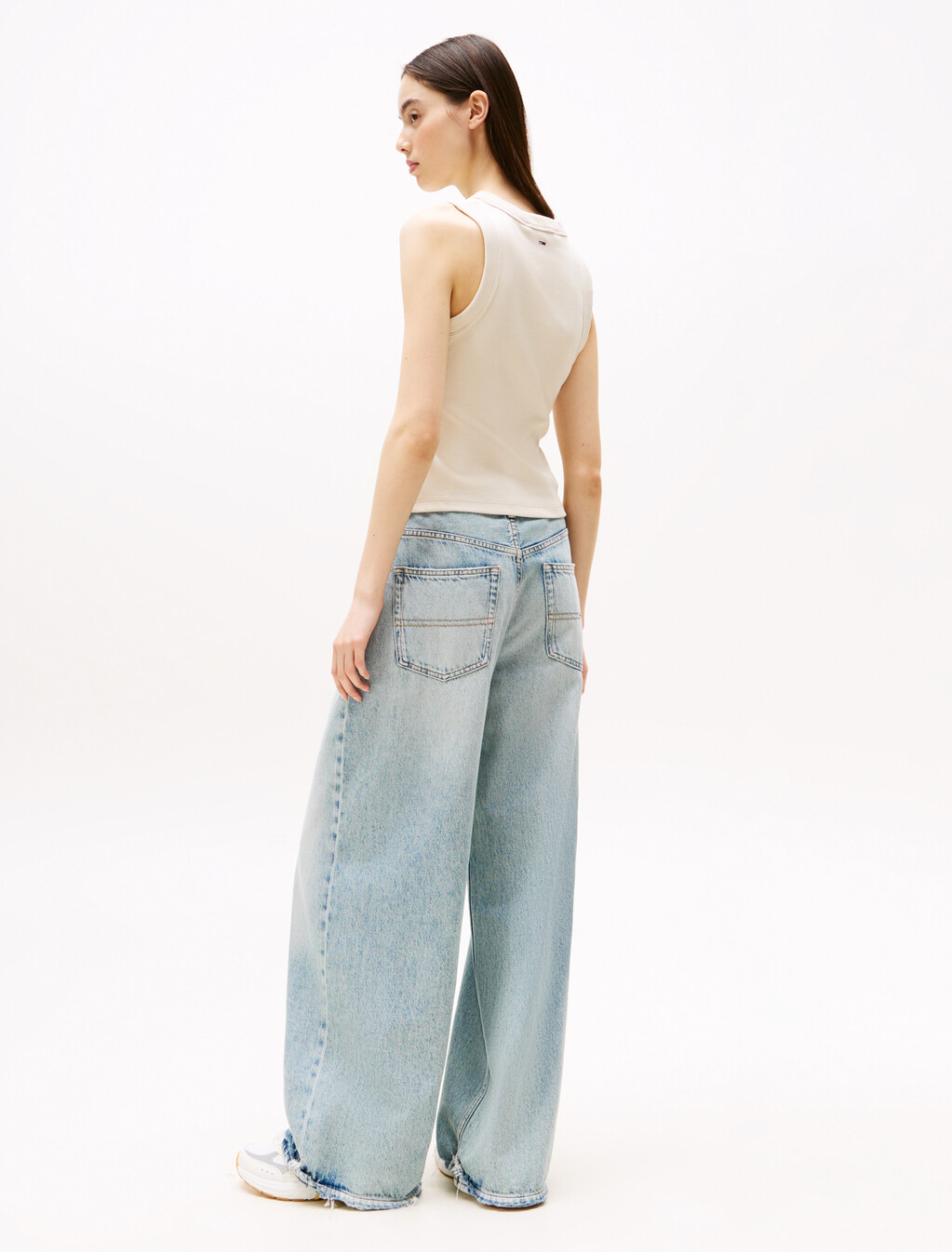 Bubble Logo Slim Tank Top, Newsprint, hi-res