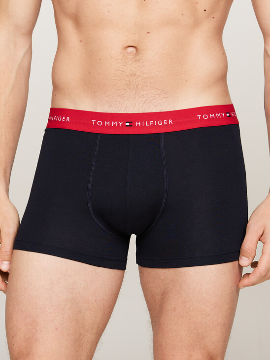 3-Pack Logo Waistband Trunks