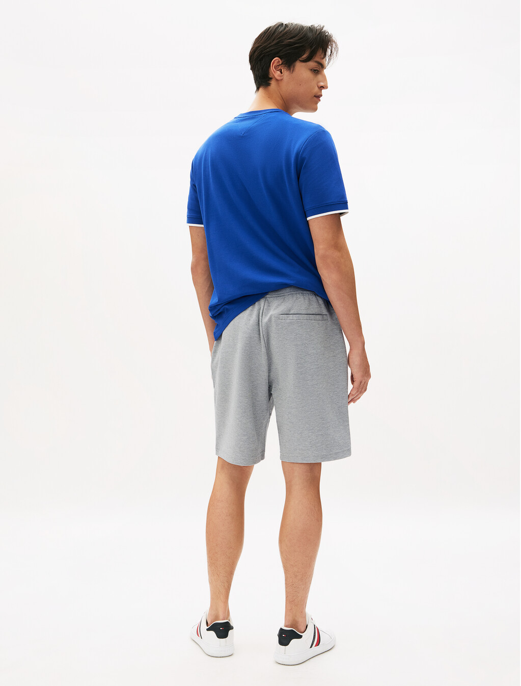 Essential Intechno Sweatshorts, Light Grey Heather, hi-res