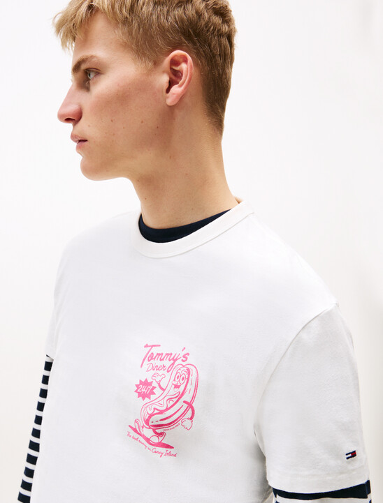 Novelty Fair Print T-Shirt