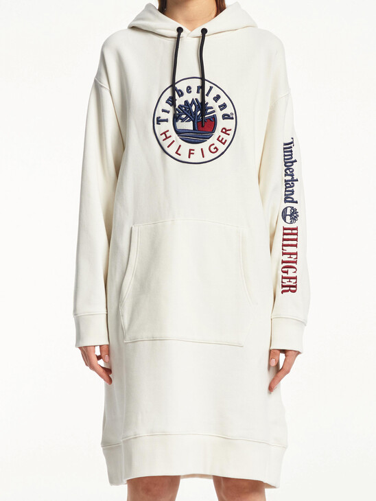 TOMMYXTIMBERLAND HOODED SWEATSHIRT DRESS TOMMYXTIMBERLAND HOODED SWEATSHIRT DRESS