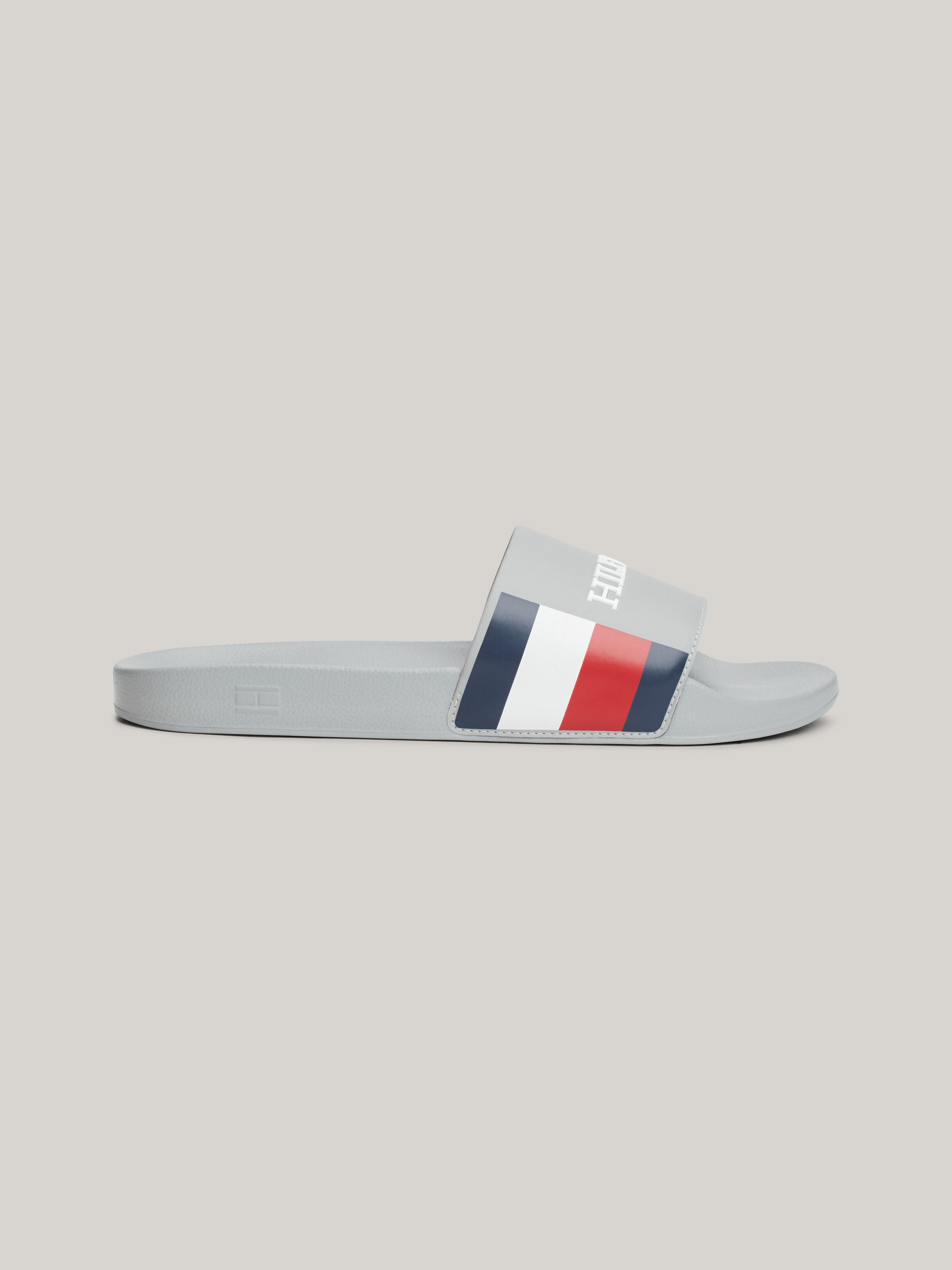 Logo Strap Pool Slides grey Tommy Hilfiger