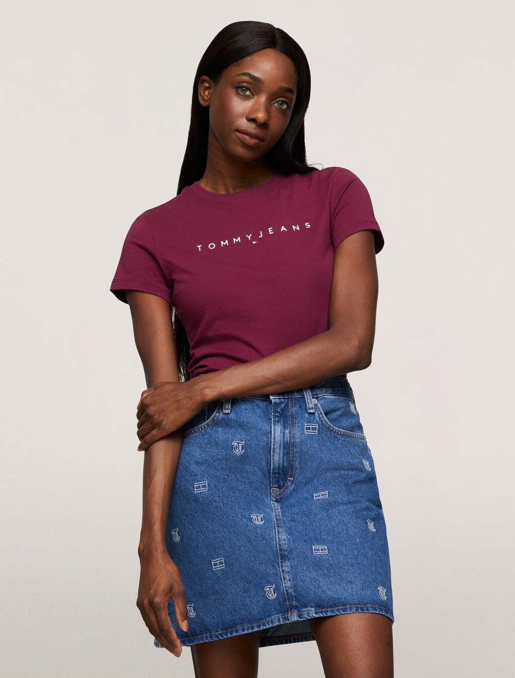 Logo Slim Fit T-Shirt, Valley Grape, hi-res