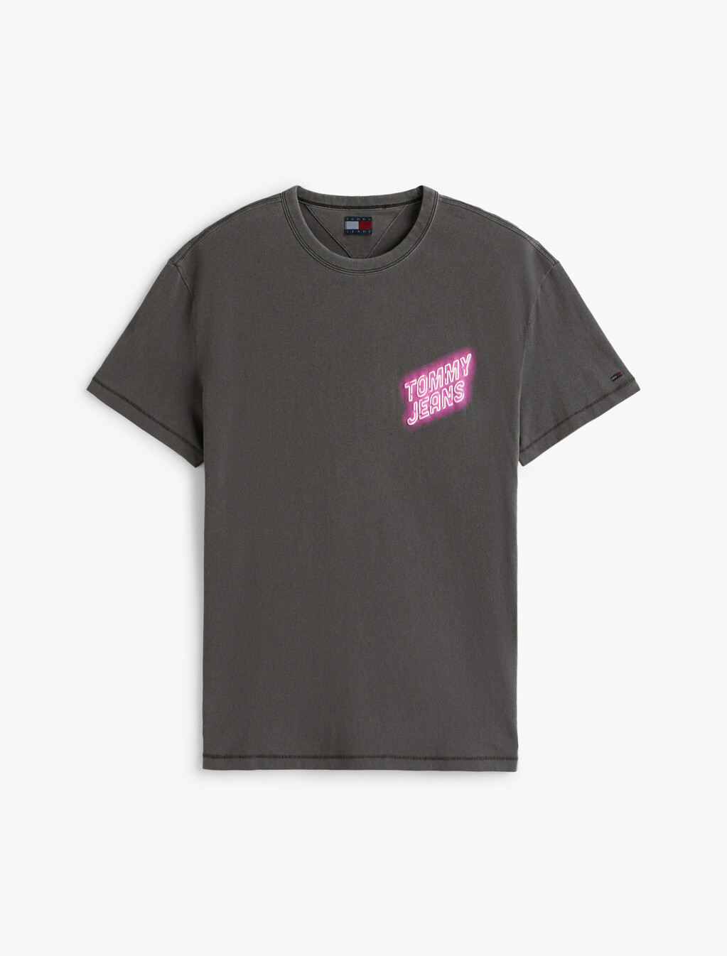 Novelty Fair Print T-Shirt, Black, hi-res
