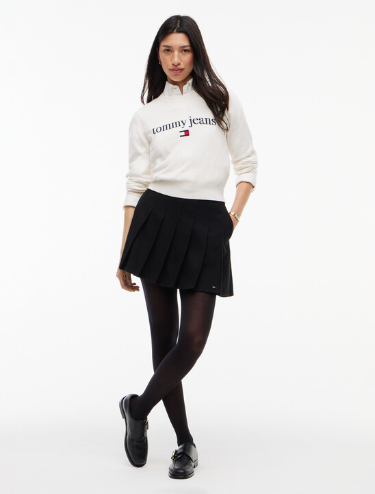 Serif Logo Jumper With Wool
