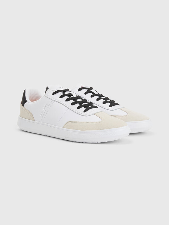 ESSENTIAL LEATHER CUPSOLE TRAINERS