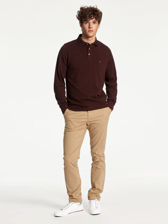 1985 TH Flex Slim Fit Long Sleeve Polo 1985 TH Flex Slim Fit Long Sleeve Polo