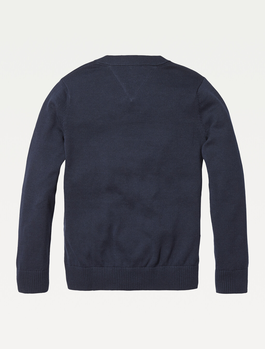 Boys Basic V Neck Cardigan, Sky Captain, hi-res