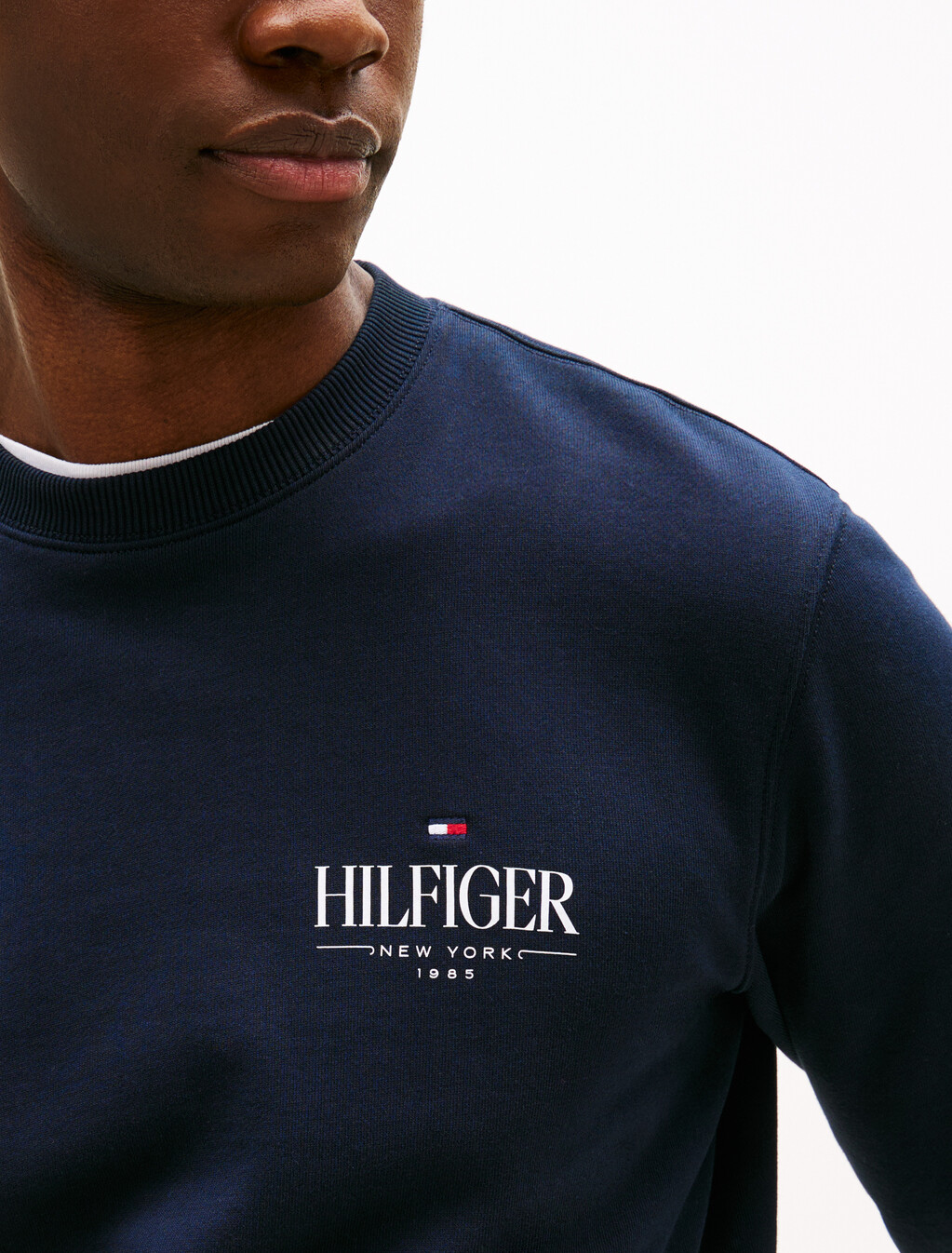 Hilfiger Logo Sweatshirt, Desert Sky, hi-res