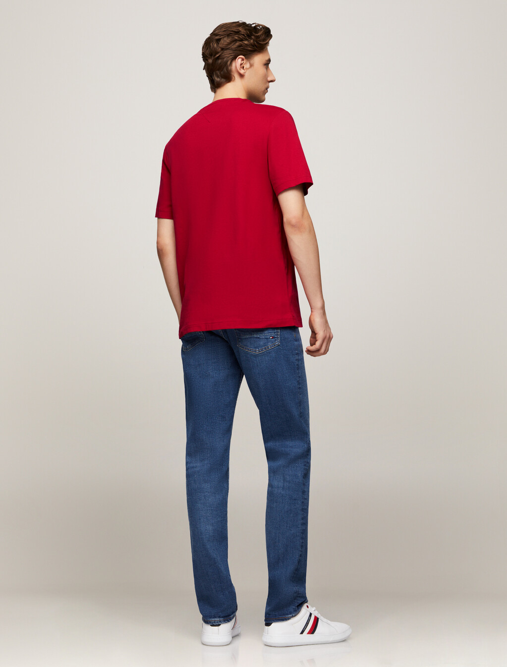 Chest Logo Insert T-Shirt, Medium Red, hi-res