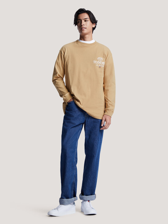 Relaxed Luxe Athletic Long Sleeve T-shirt