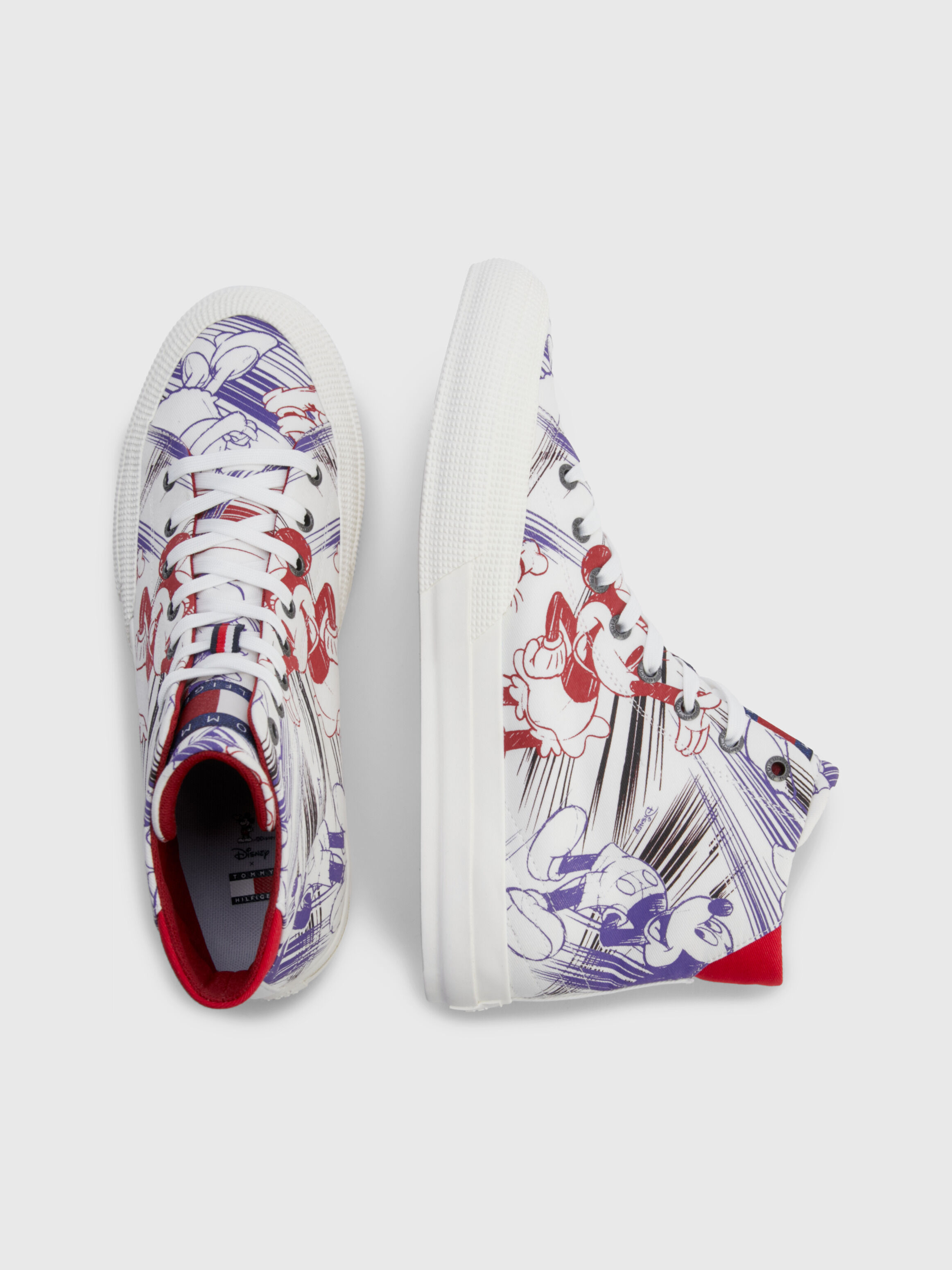 Disney X Tommy Harlem High Top Trainers natural Tommy Hilfiger